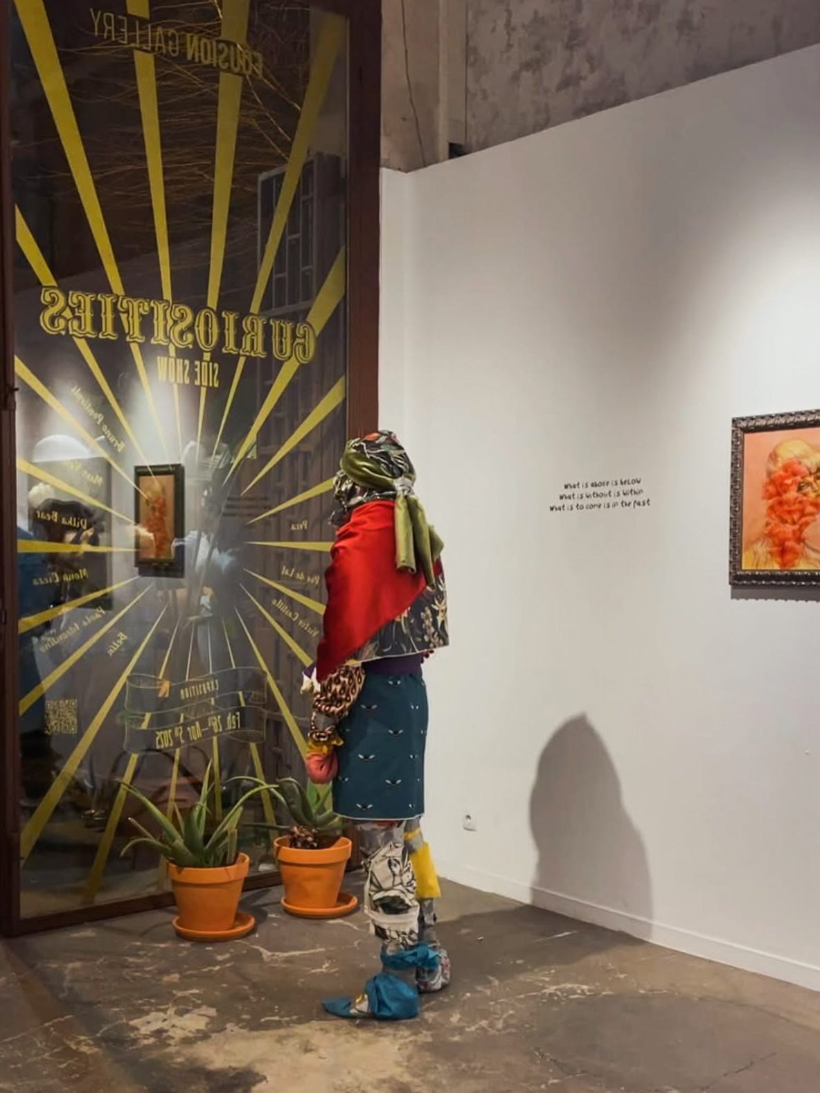 Curiosities Side Show, Fousion Gallery – Window inside