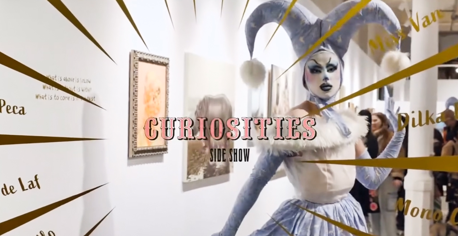 Curiosities Side Show, Fousion Gallery – Window outside